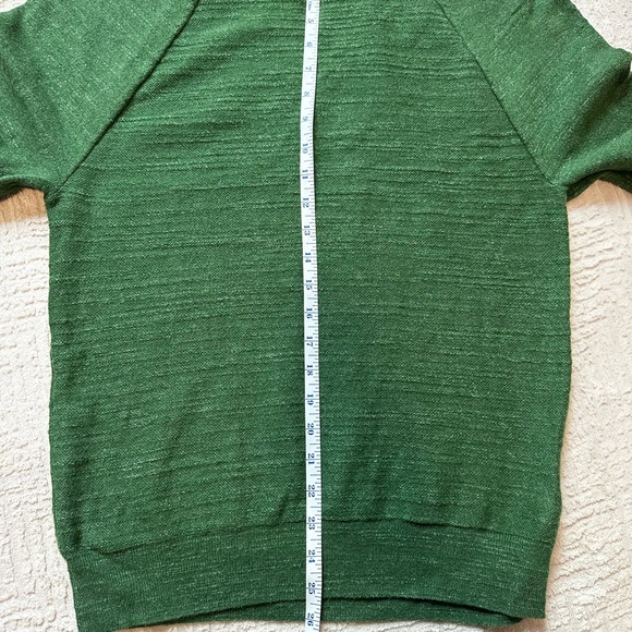 J. Crew Men's Green  Cotton- Sweater Small Slim - Picture 3 of 6